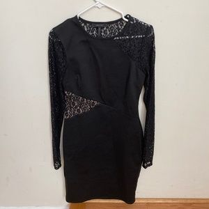 BCBGMaxAzria Black Lace Dress